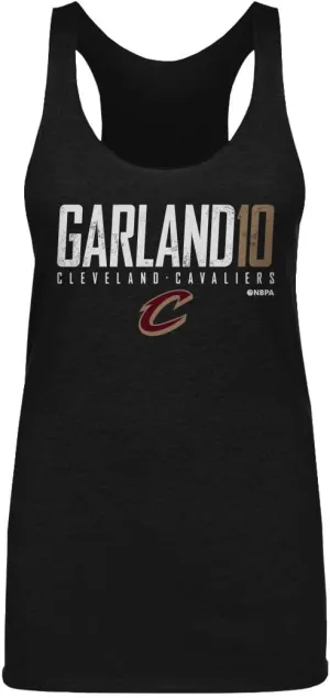 500 LEVEL Darius Garland Cleveland Cavaliers Women's Tank Top - Darius Garland Cleveland Cavaliers Elite WHT