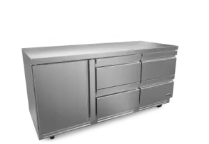 72" Undercounter Refrigerator w/ 4 Drawers
