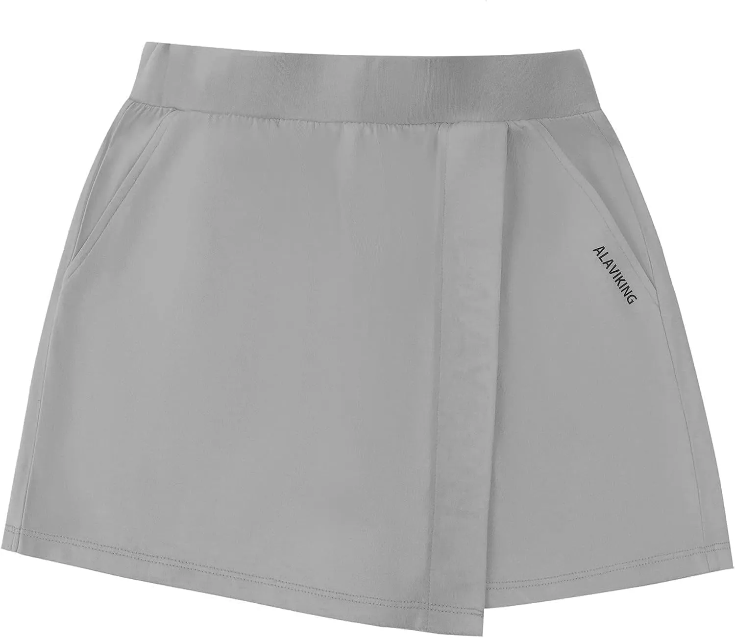 ALAVIKING Girls Athletic Skirt Cotton Active Tennis Skort Running Workout Skort Skirts Size 3-12 Years