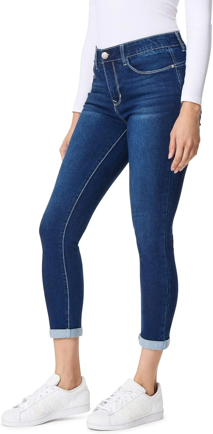 Angels Forever Young Women's Jeanie Lift Convertible Skinny High Rise Jeans (Available in Plus Size)