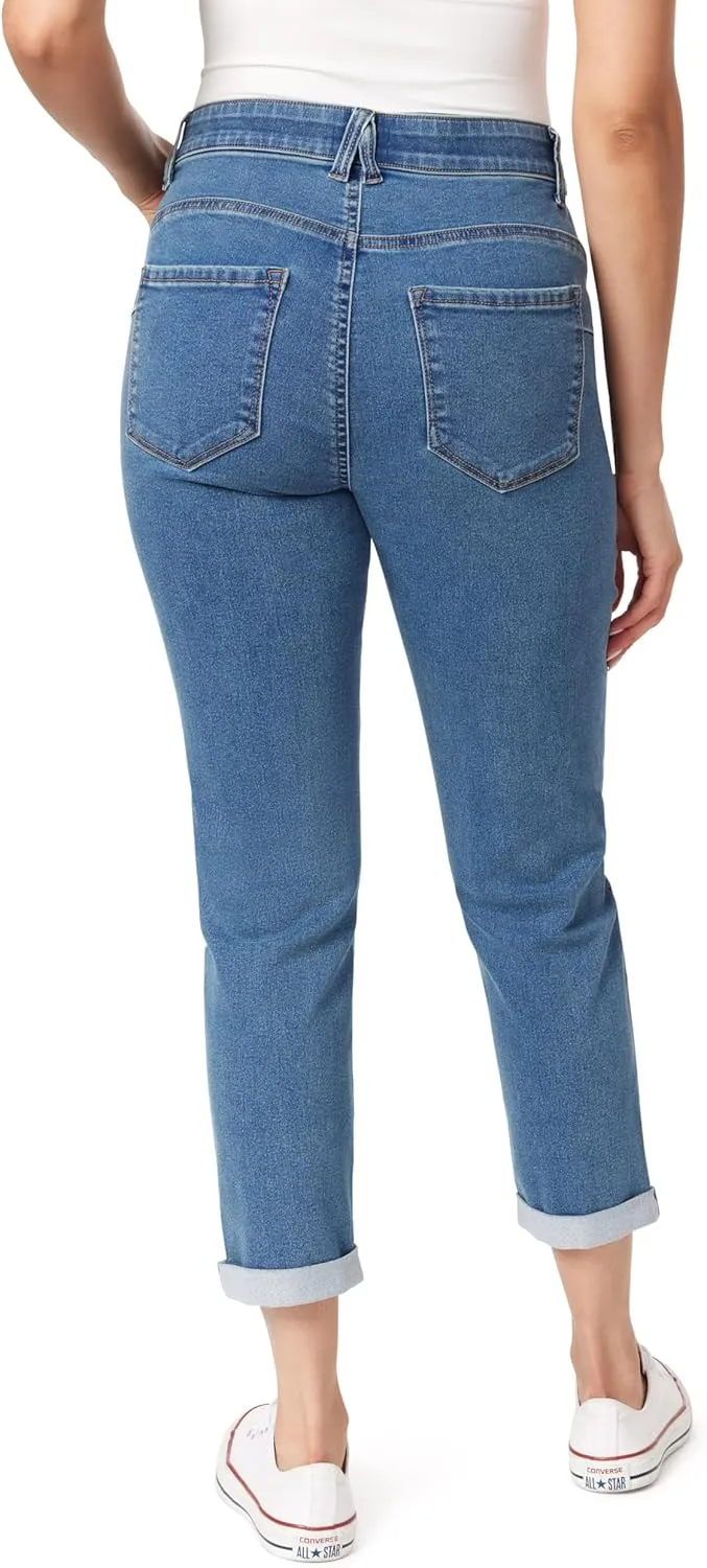 Angels Forever Young Women's Jeanie Lift Convertible Skinny High Rise Jeans (Available in Plus Size)