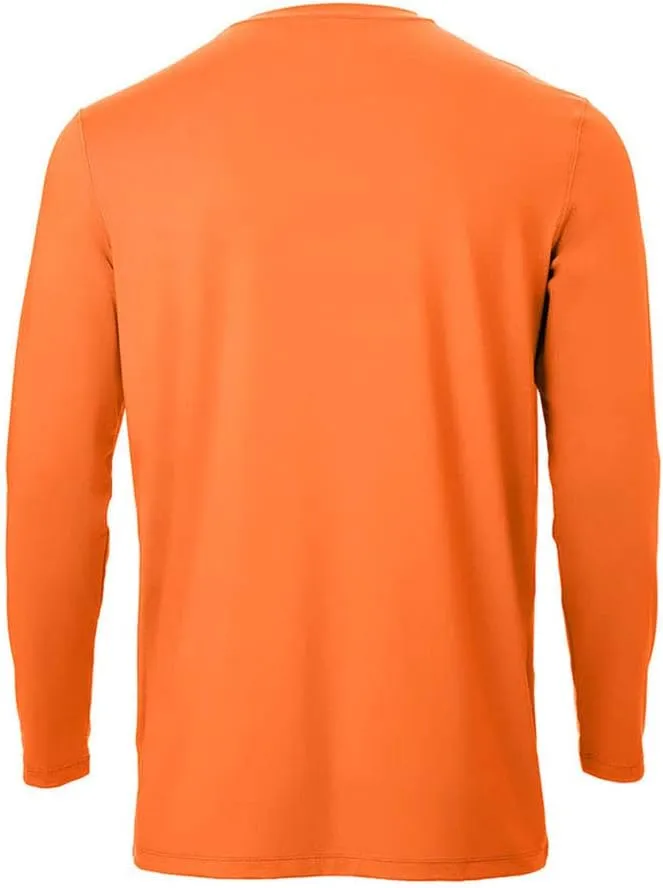 Arctic Cool Mens Crew Neck Instant Cooling Pocket Workwear Moisture Wicking Performance UPF 50  Long Sleeve Shirt