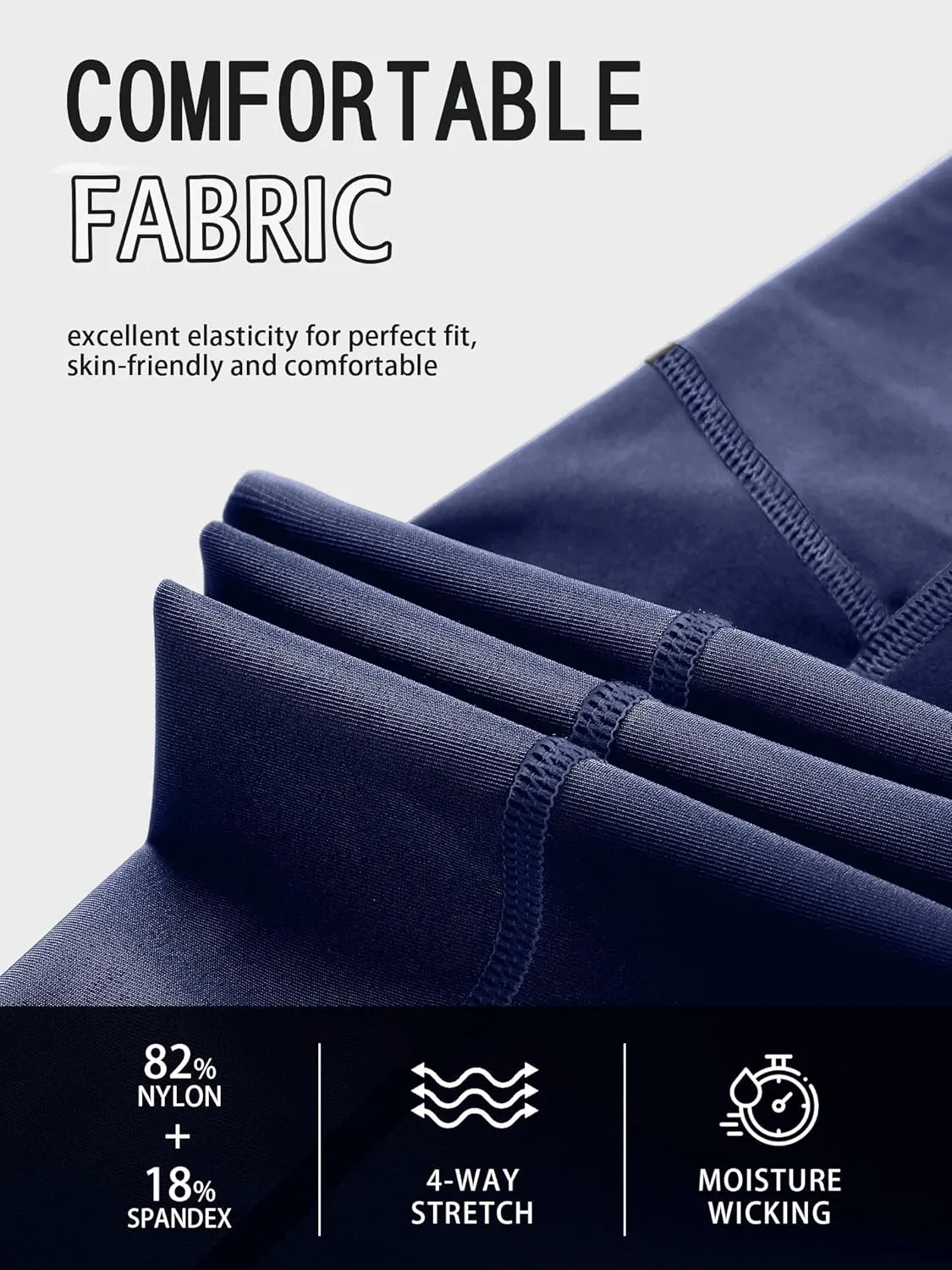 ATTRACO Womens Swim Pants with Pockets Long Swim Leggings High Waisted Swimming Pants