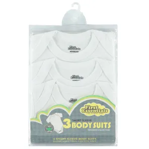 Babies First Essentials Short Sleeve Undershirts - 3 Pk.