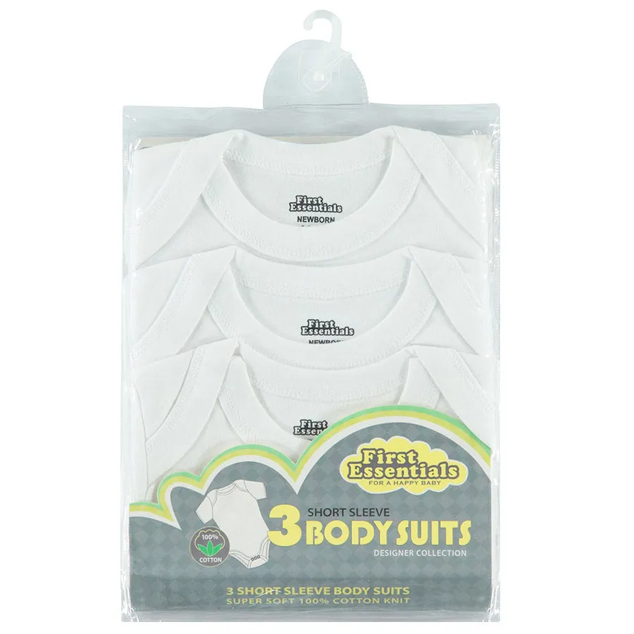 Babies First Essentials Short Sleeve Undershirts - 3 Pk.
