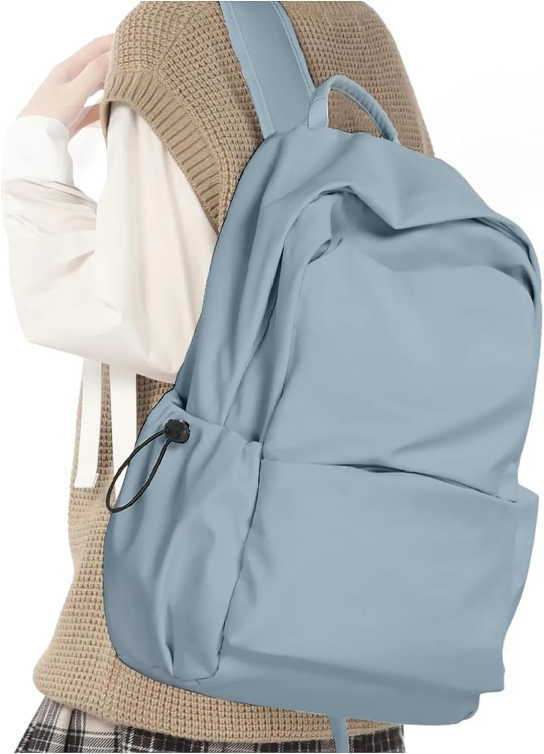 Backpack For Women Men School Aesthetic Lightweight College Backpack for Boys Girls Book Bag Casual Daypack Laptop Gym Backpacks Blue