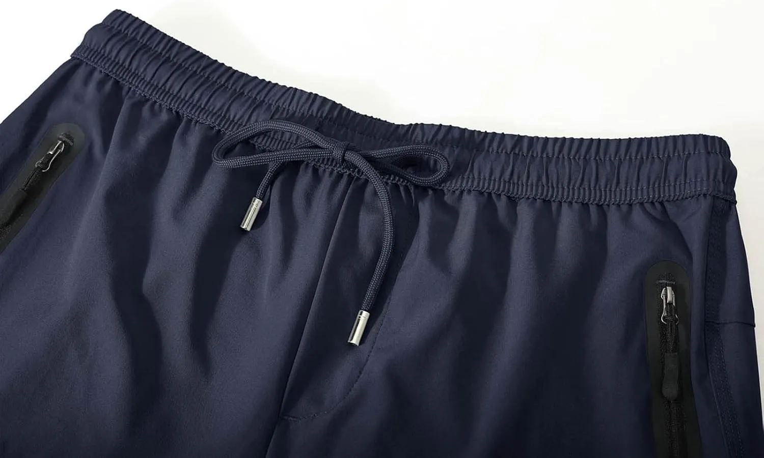 BASUDAM Men's Athletic Pants Thin Lightweight Quick Dry Zipper Pockets Outdoor Sports Pants for Running Jogging Hiking