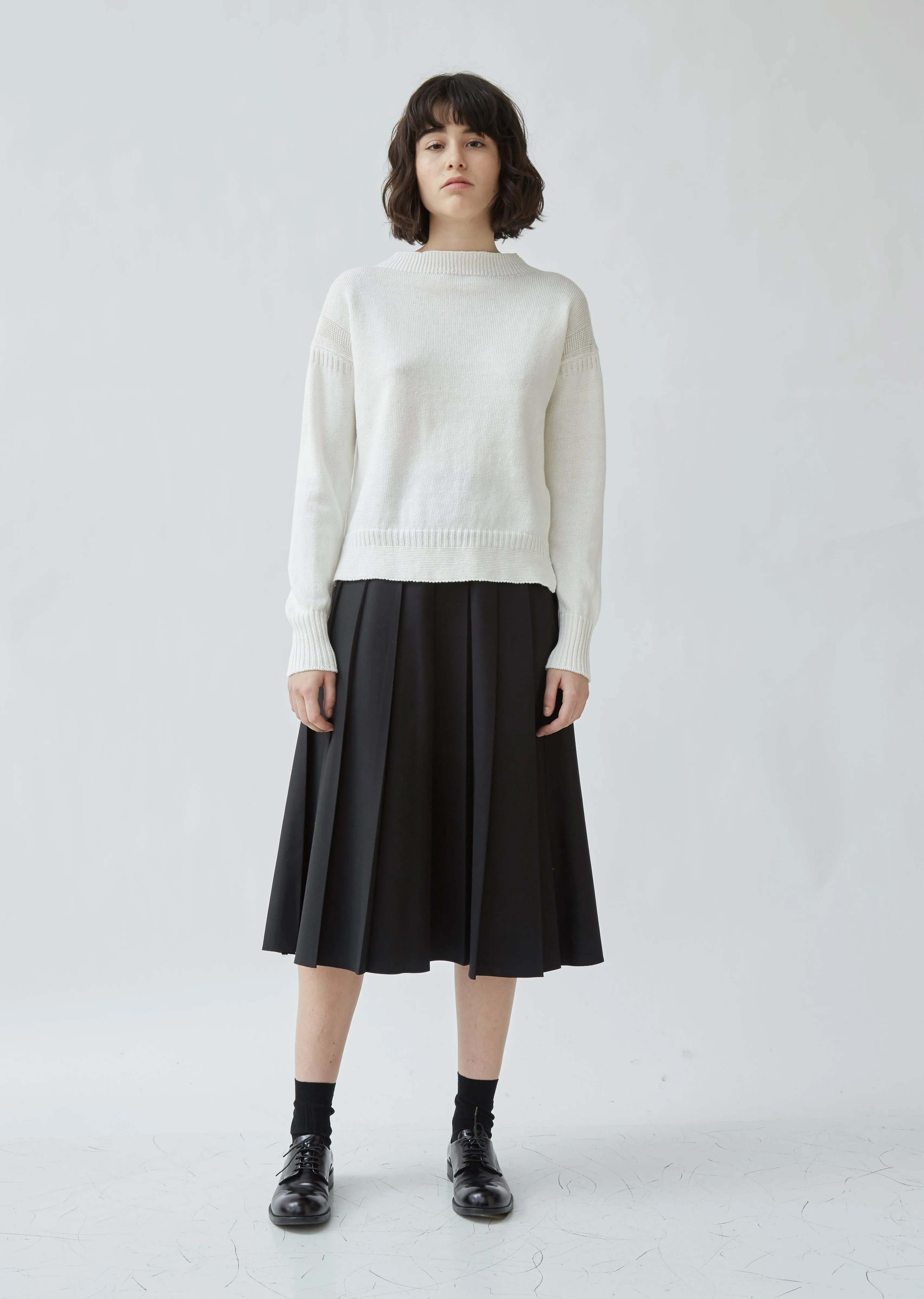 Boatneck Cotton Linen Guernsey