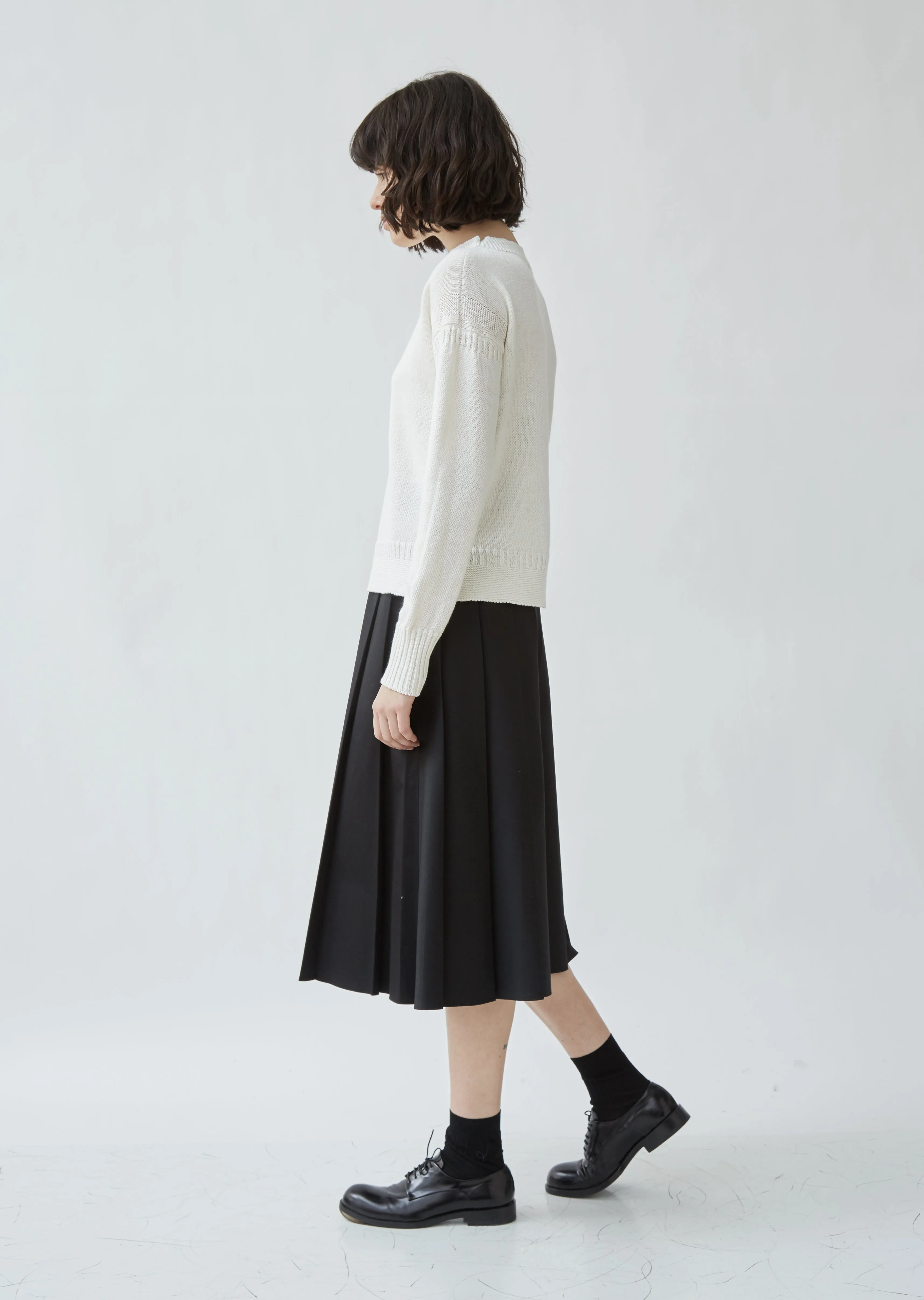 Boatneck Cotton Linen Guernsey