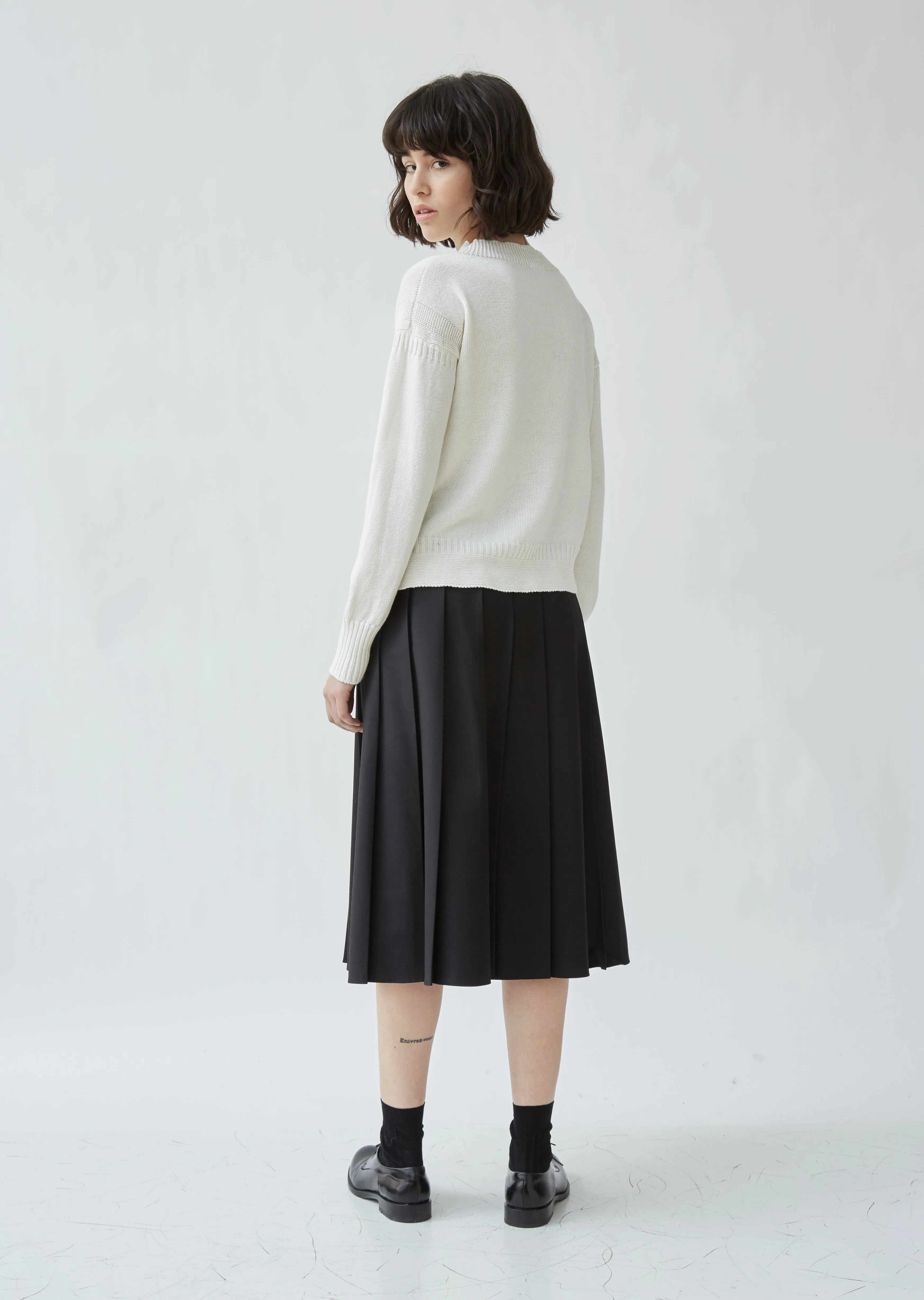 Boatneck Cotton Linen Guernsey