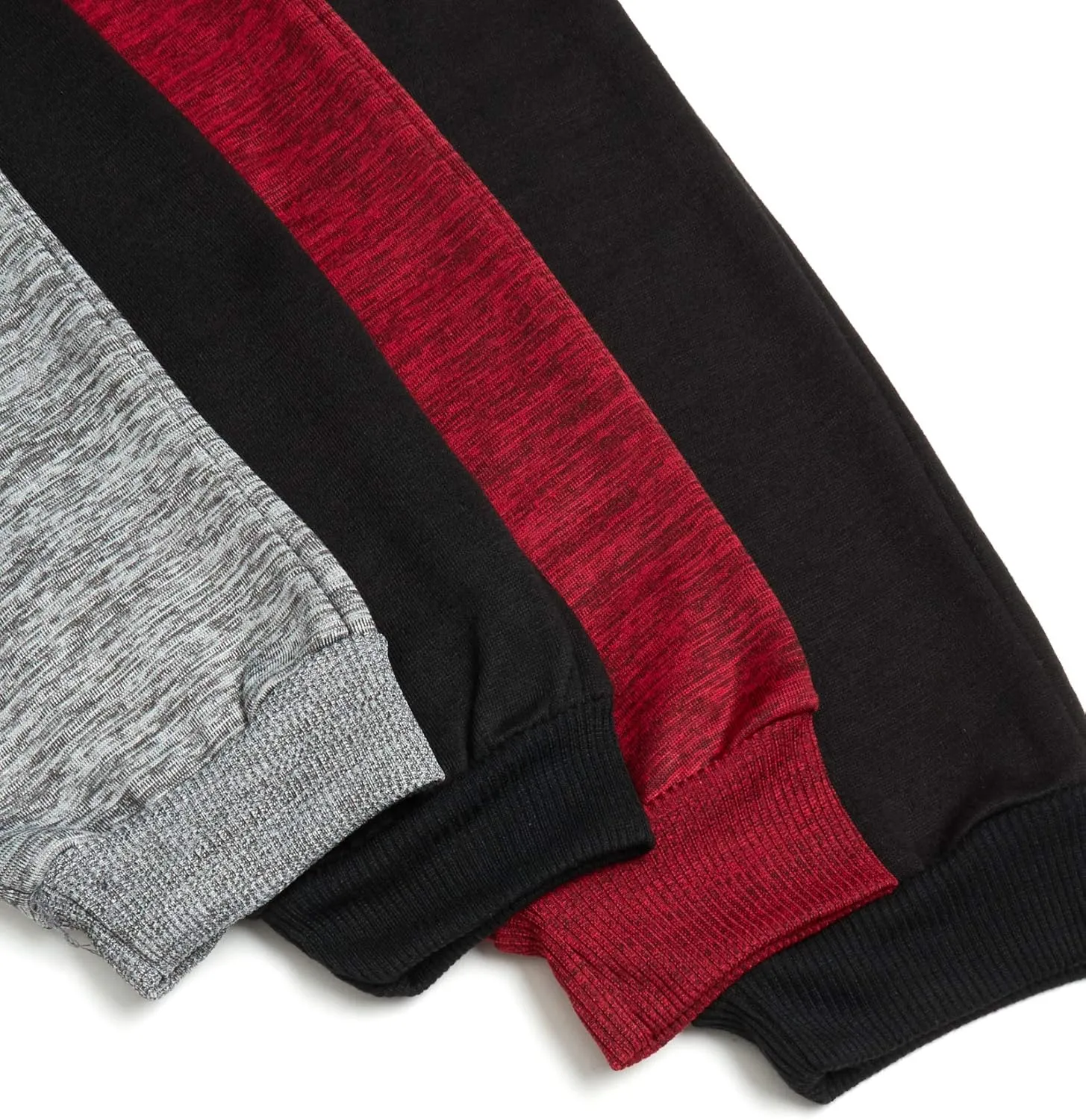 Boys' Sweatpants - 4 Pack Active Fleece Cargo and Basic Jogger Pants (Size: 4-18)