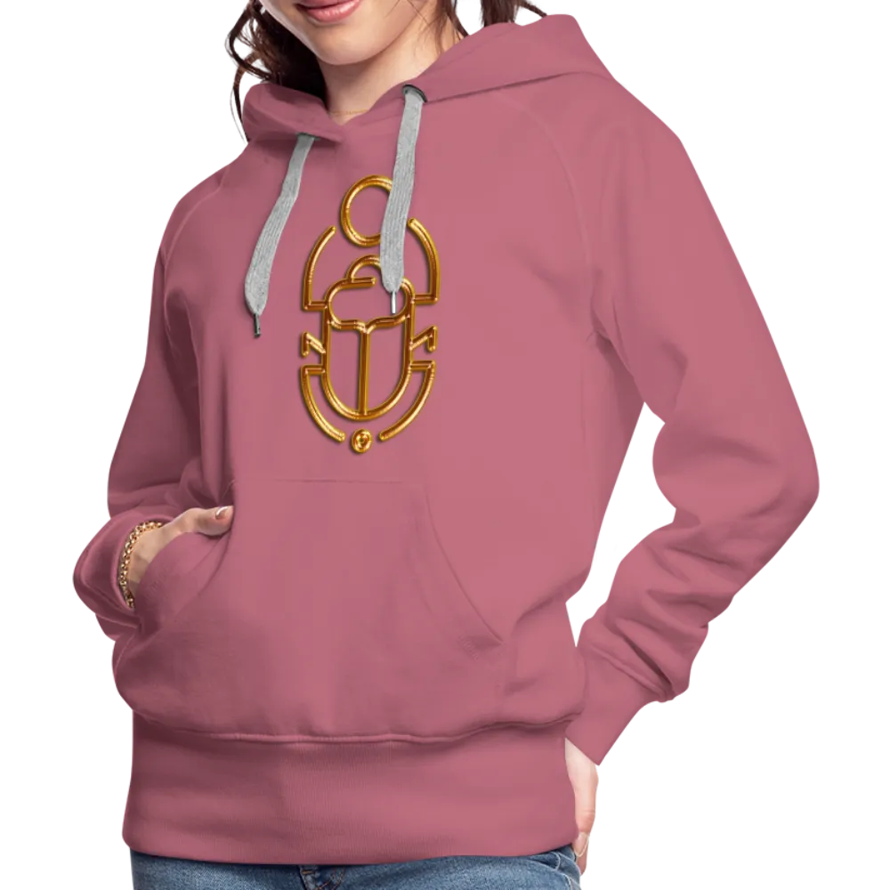 Brass Scarab 1 Women’s Premium Hoodie