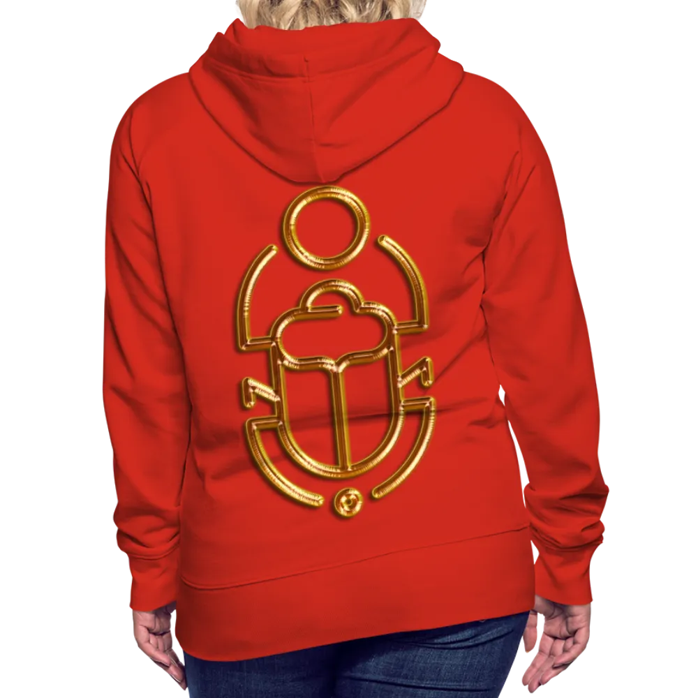 Brass Scarab 1 Women’s Premium Hoodie