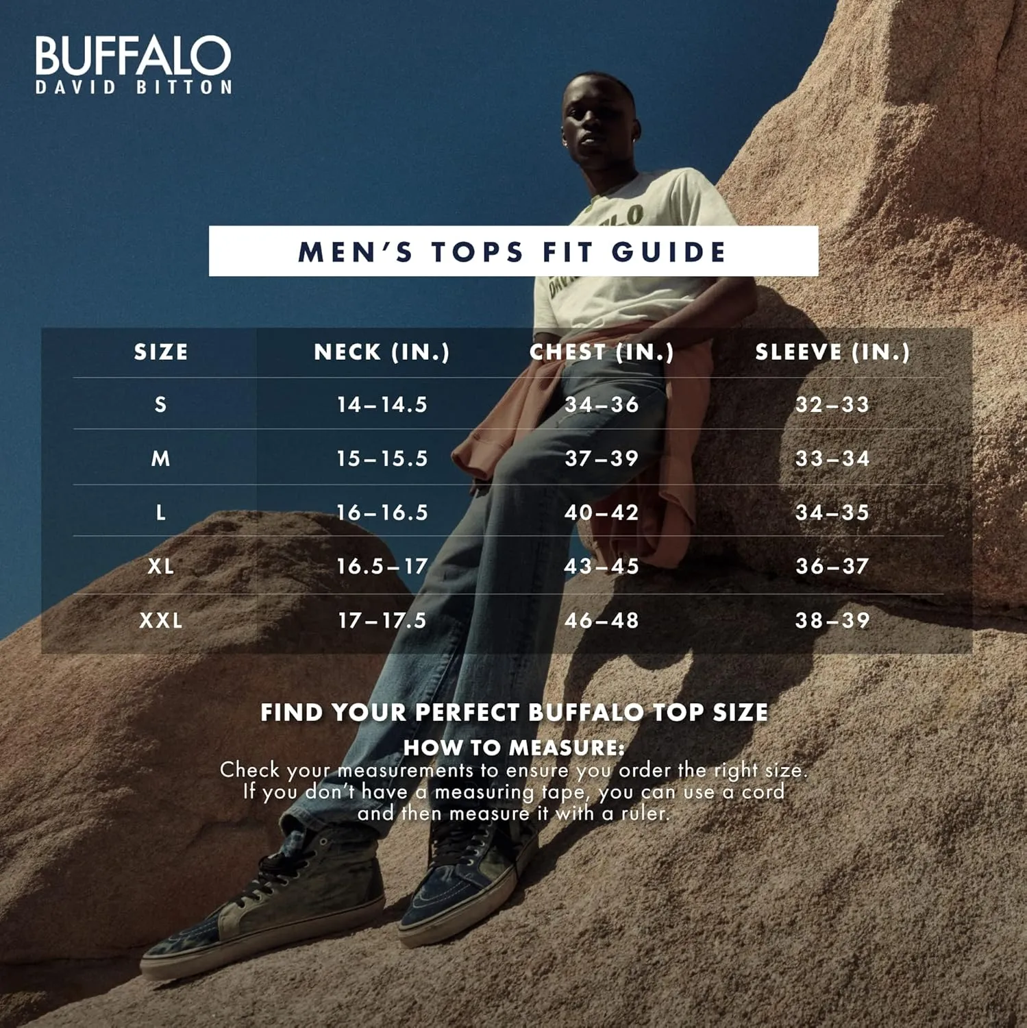 Buffalo David Bitton Men's Short Sleeve Knit Polo
