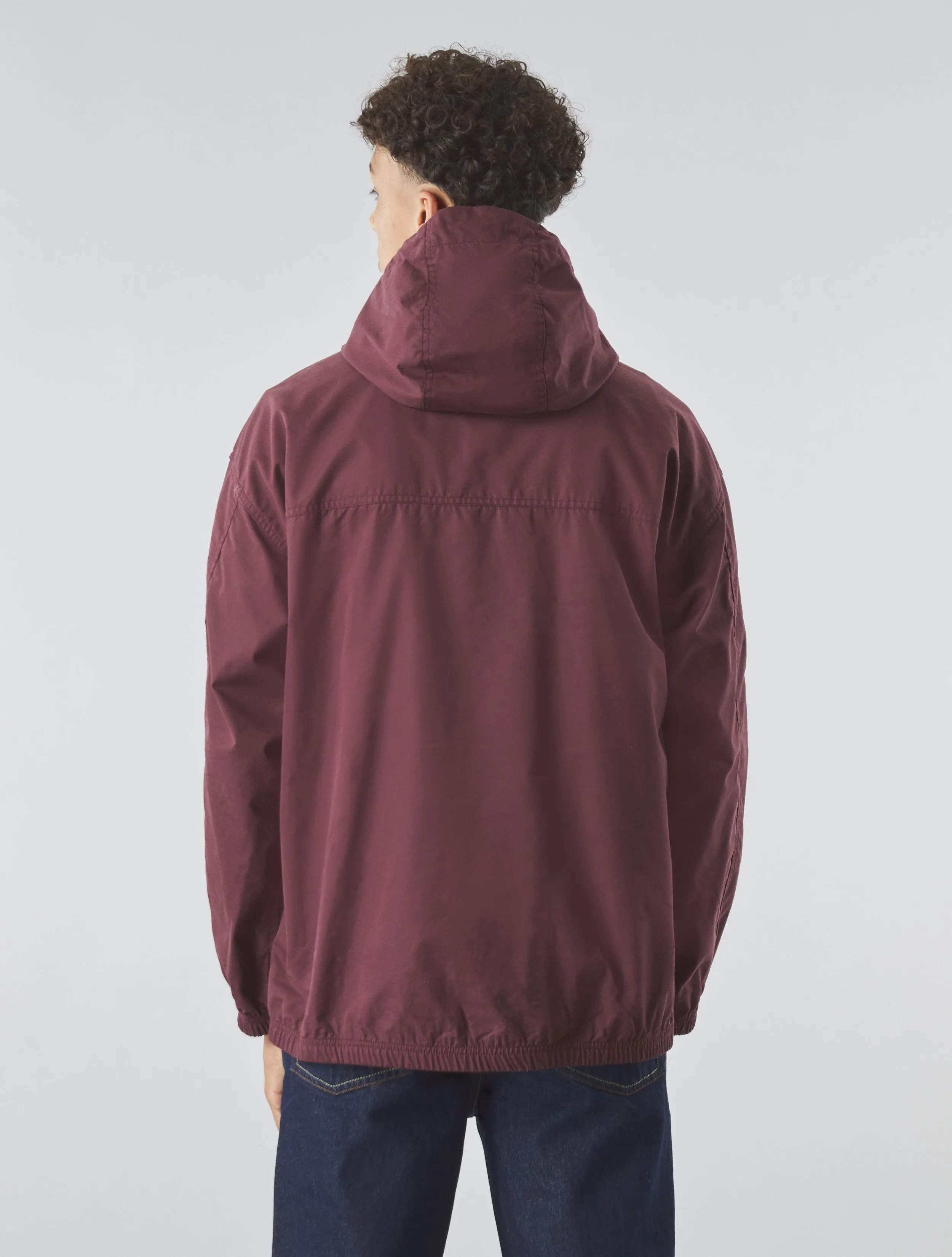 Burgundy Lewis Overhead Jacket