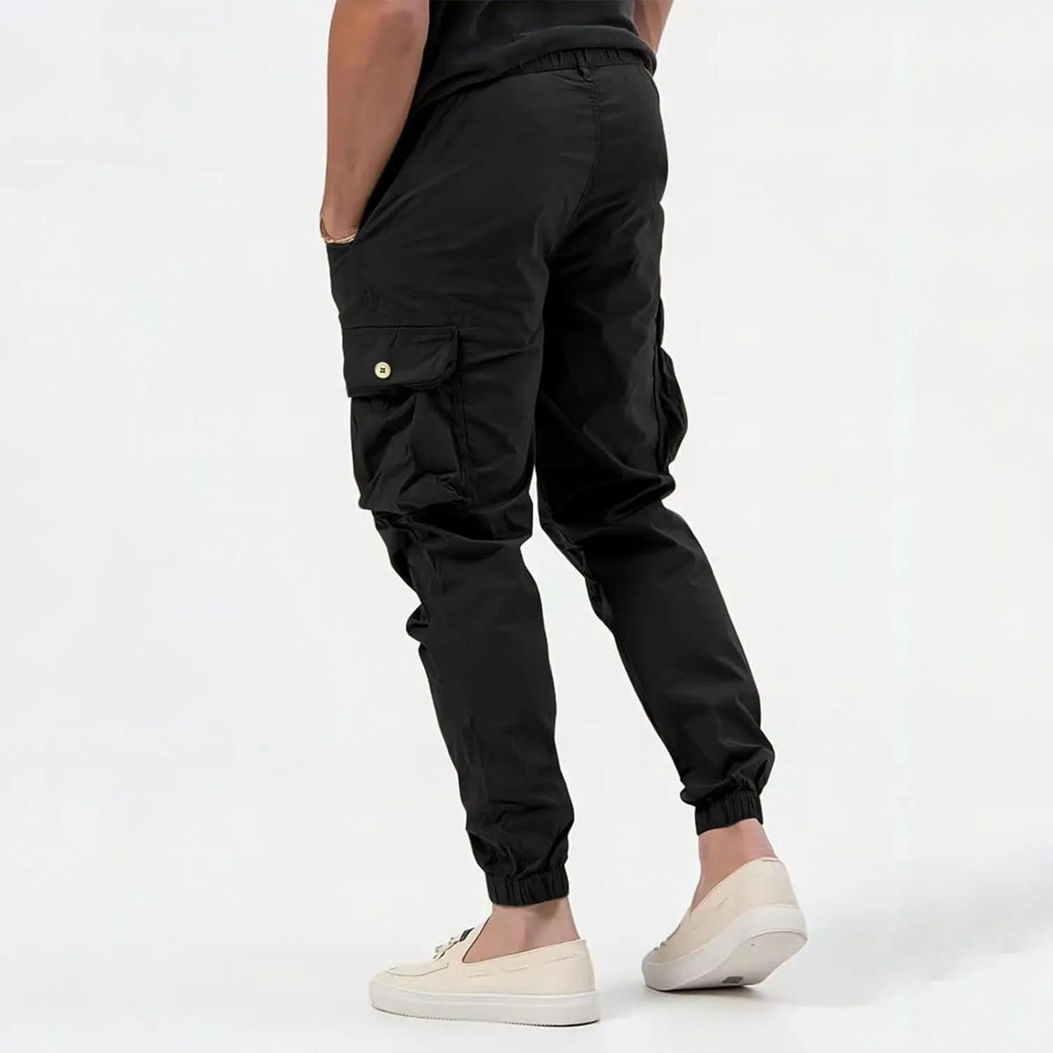 Cargo Pants for Men Casual Outdoor Hiking Pants Slim-Fit Heavy Duty Stretch Mens Work Pants