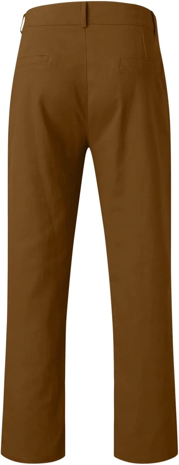 Cargo Pants for Men Joggers Casual Dress Pants for Men 2023 Cargo Pants for Men Solid Casual Multiple Pockets Outdoor