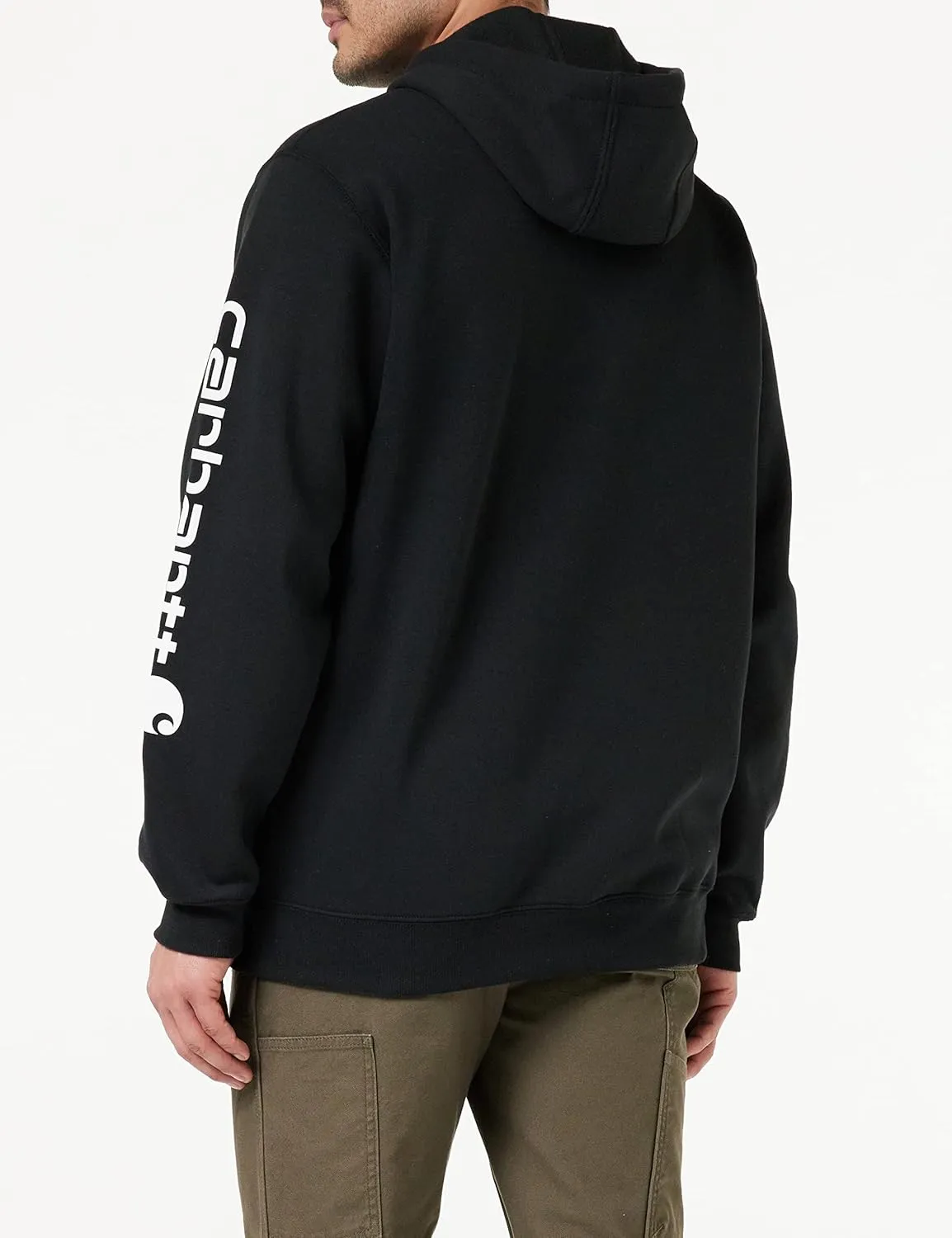 Carhartt Men's K288 Loose Fit Midweight Logo Sleeve Graphic Sweatshirt