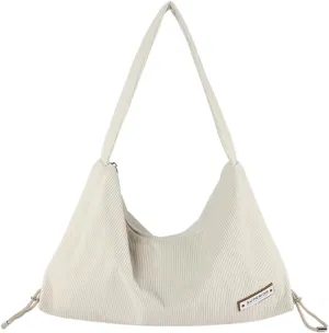 Corduroy Tote Bag for Women, Large Corduroy Hobo Purses Aesthetic Tote Bag Shoulder Handbags