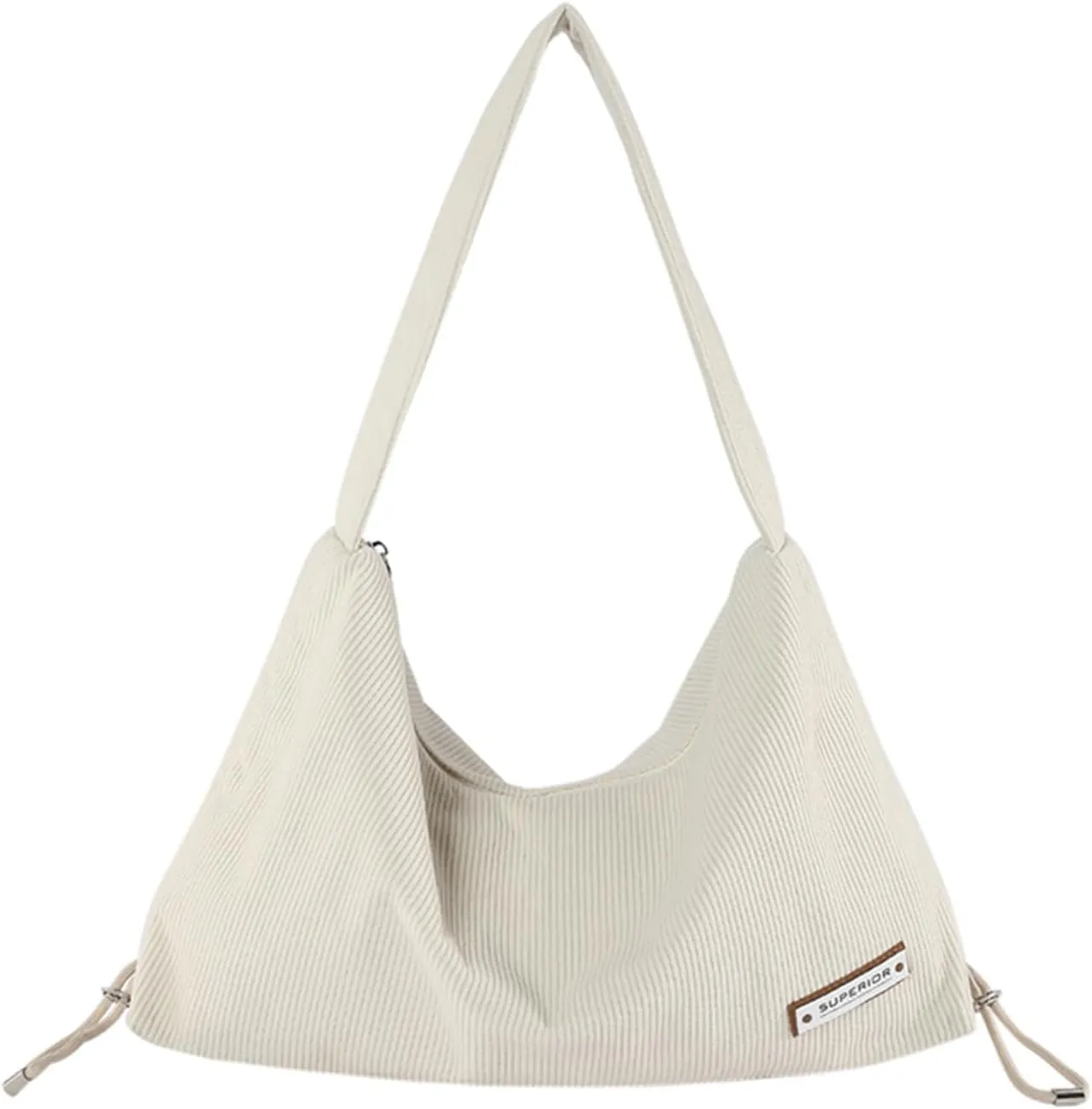 Corduroy Tote Bag for Women, Large Corduroy Hobo Purses Aesthetic Tote Bag Shoulder Handbags