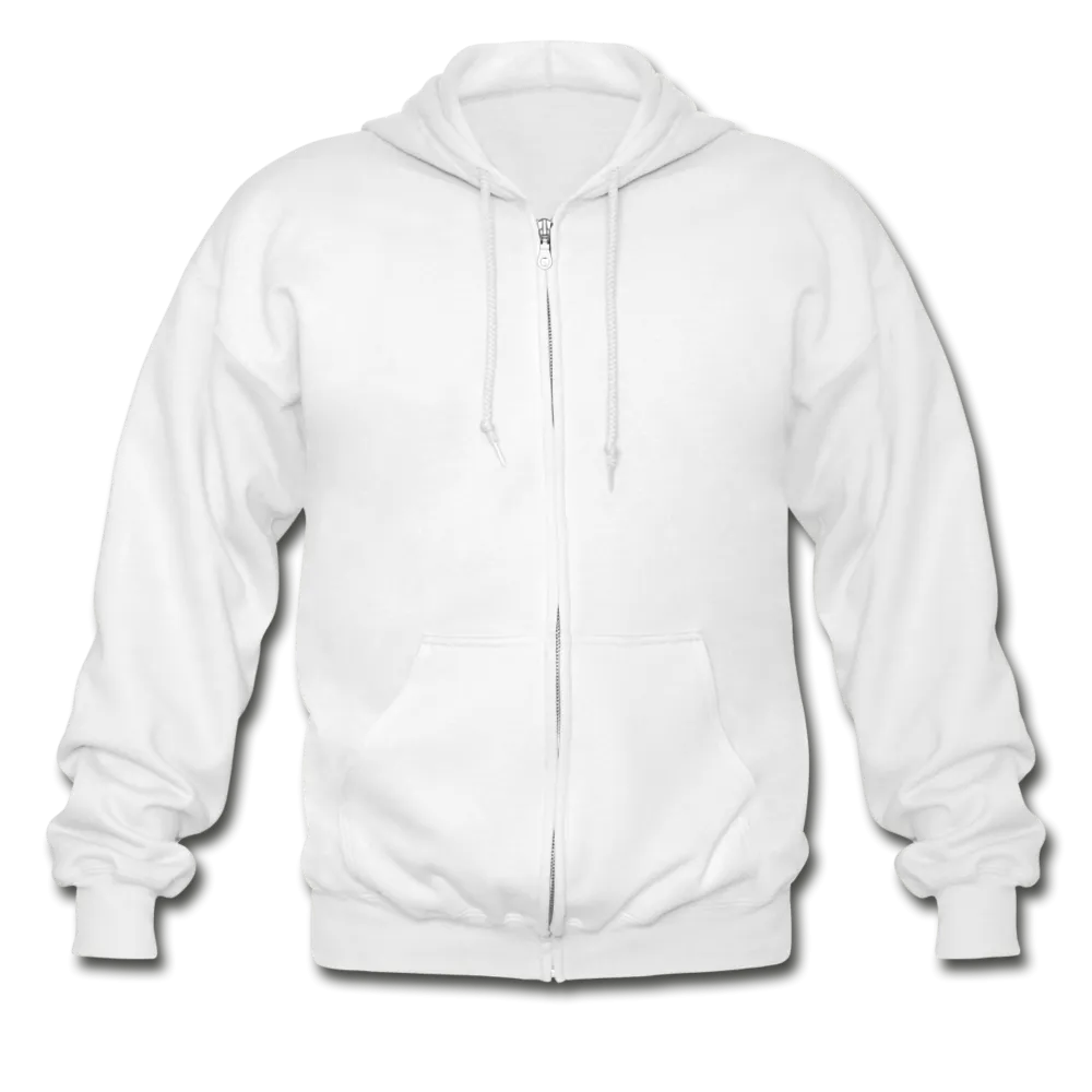 Customizable Gildan Heavy Blend Adult Zip Hoodie add your own photos, images, designs, quotes, texts and more