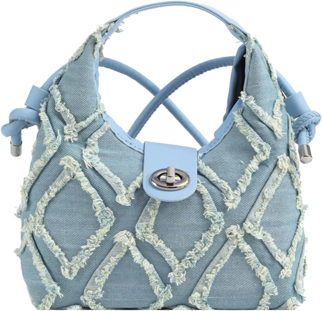 Denim Purses for Women, Jean Purse Denim Crossbody Bag Hobo Bags Shoulder Handbag