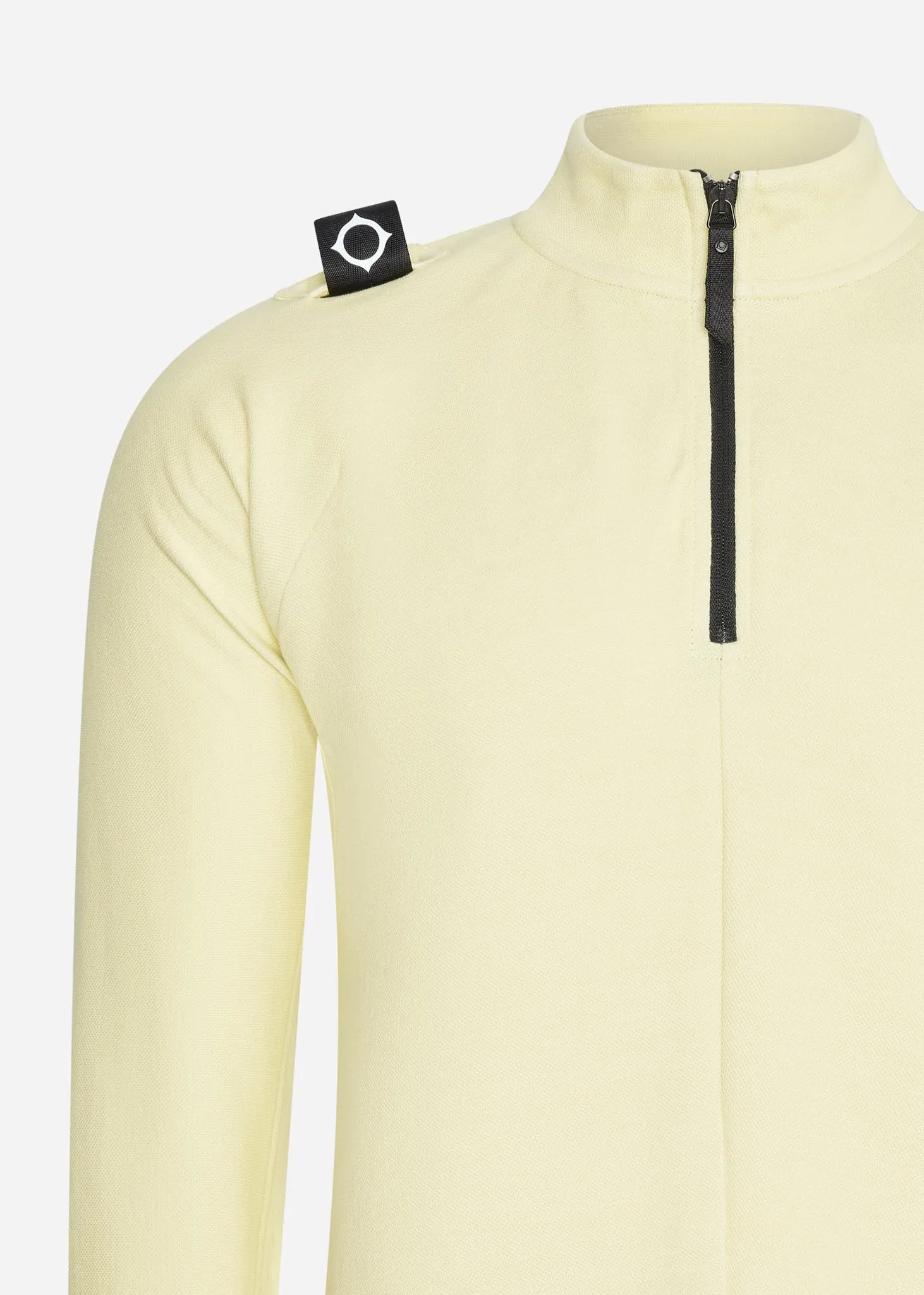 Dfp funnel neck zip top - mellow yellow