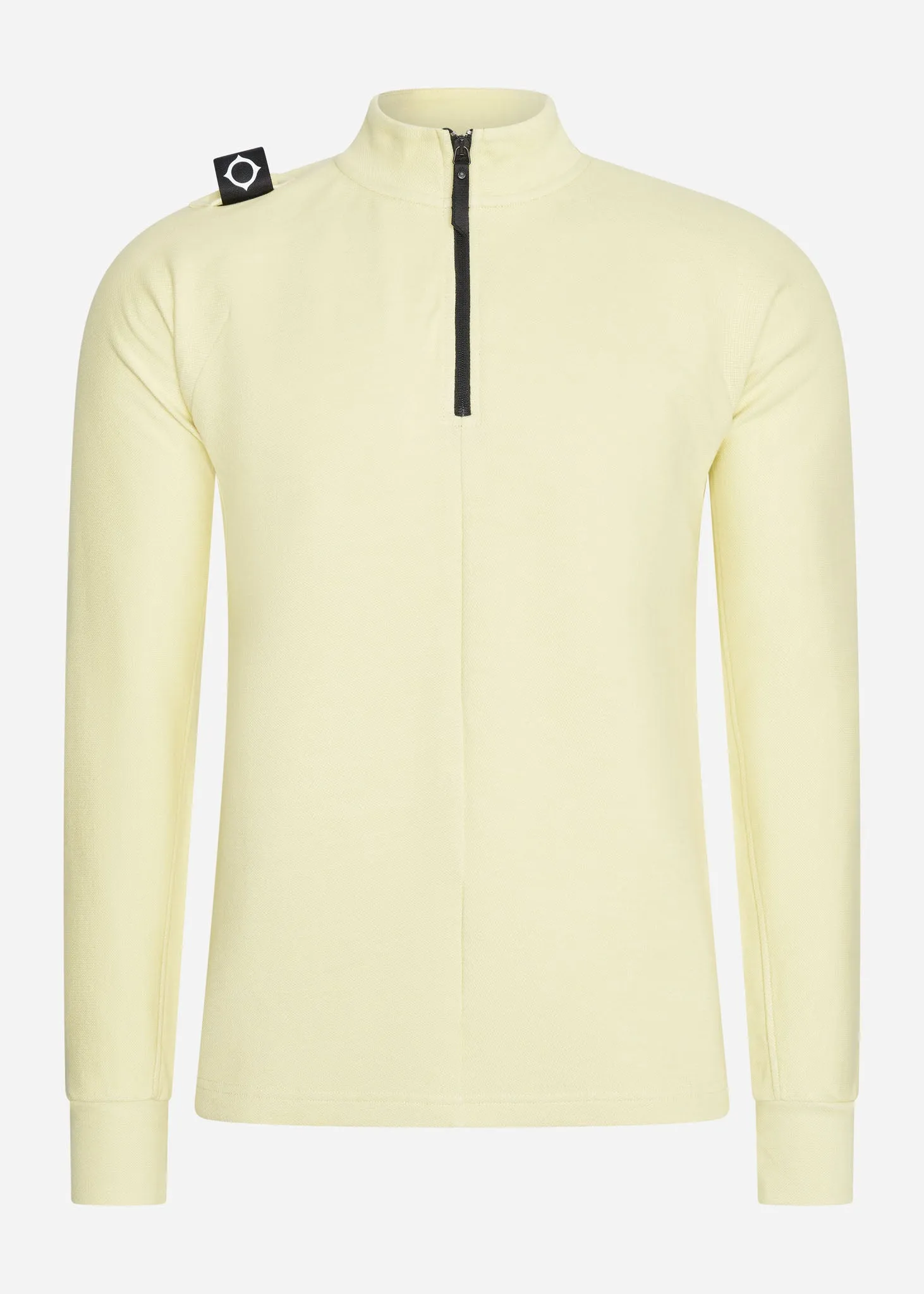 Dfp funnel neck zip top - mellow yellow
