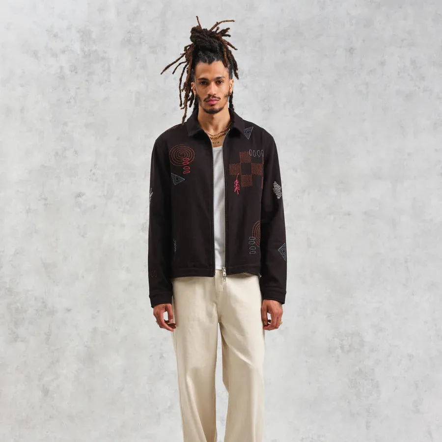 Eldon Jacket Heavy Double Weave (Black   Multi)
