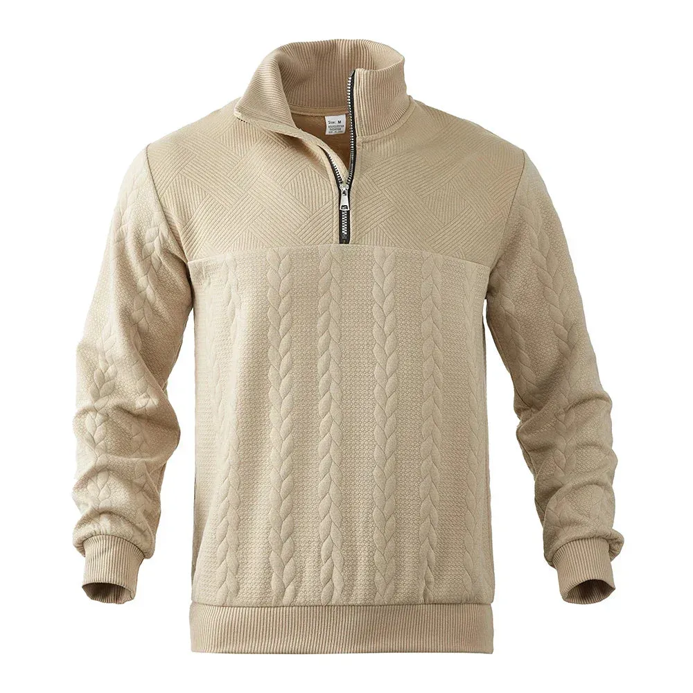 Ethan - Premium Sweatshirt with Quarter-Zip