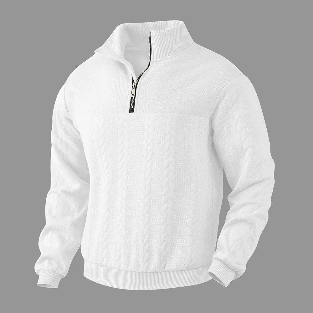 Ethan - Premium Sweatshirt with Quarter-Zip