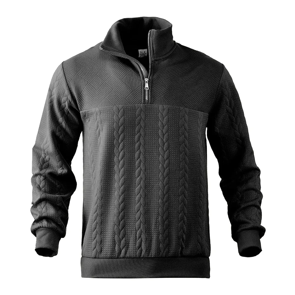 Ethan - Premium Sweatshirt with Quarter-Zip