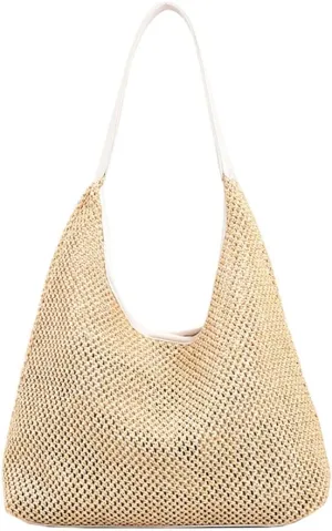 Handmade Straw Bag , Straw Bag For Women, Straw Beach Bag, Straw Tote Bag, Straw Bucket Bag, Straw Shoulder Market Bag