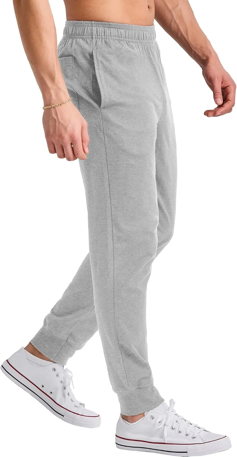 Hanes Originals Cotton Joggers, Jersey Sweatpants for Men with Pockets, 30" Inseam