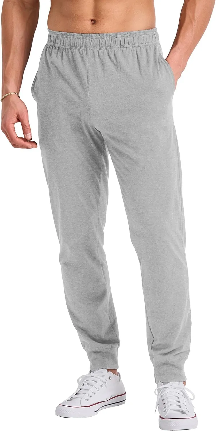 Hanes Originals Cotton Joggers, Jersey Sweatpants for Men with Pockets, 30" Inseam
