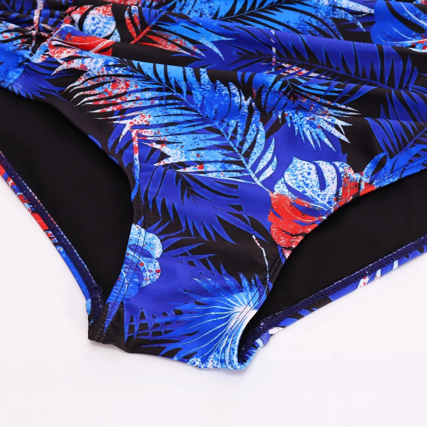 Hanna Nikole Women Plus Size One Piece Swimsuits Tummy Control Bathing Suit Twist Front Ruched Push Up Swimwear