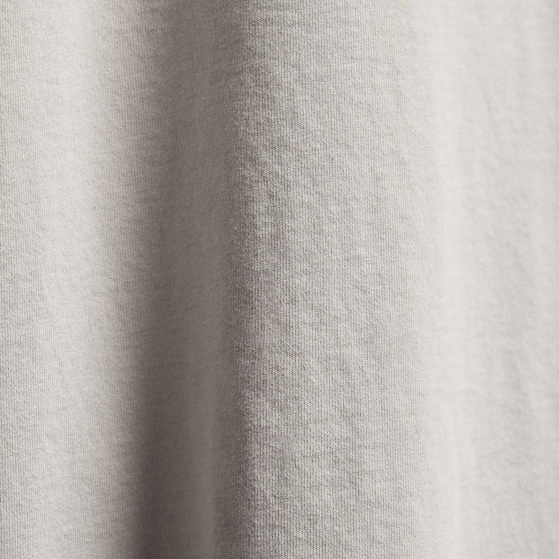 Heavy Luxe Jersey Half Zip - Concrete