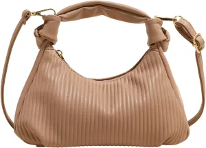 Hobo Purses for Women Trendy Pleated Clutch Purse Top Handle Shoulder Bag Crossbody Handbags