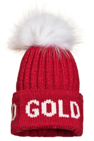 Hodd Beanie Real Pom Flame