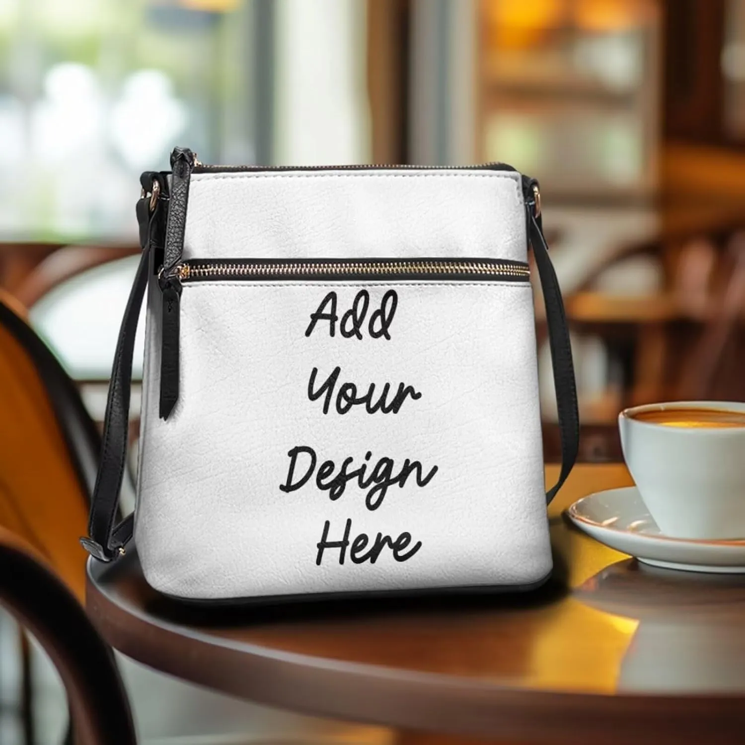 HUGS IDEA Crossbody Bag for Women Leather Purse for Lady Retro Shoulder Bag for Work Travel