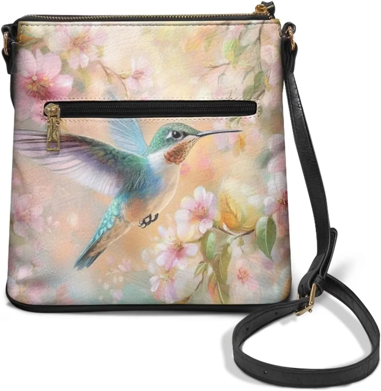 HUGS IDEA Crossbody Purse for Women Leather Satchel Bags Crossbody Shoulder Bag Tote Handbag
