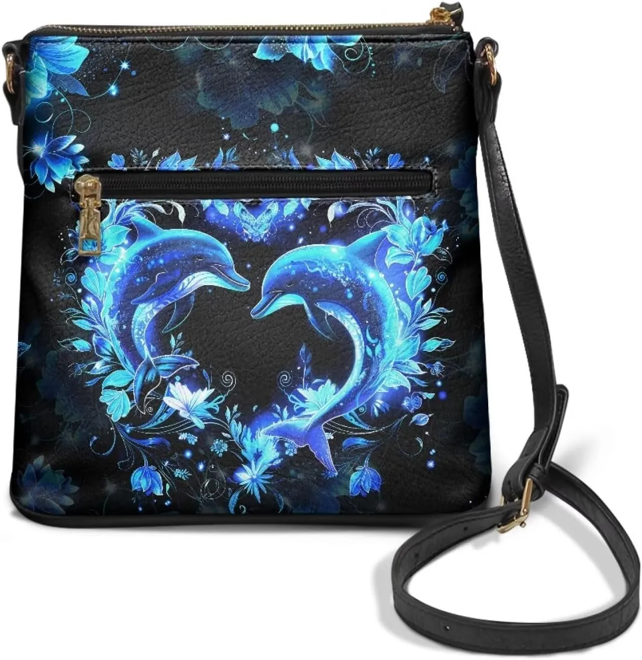 HUGS IDEA Crossbody Purse for Women Leather Satchel Bags Crossbody Shoulder Bag Tote Handbag