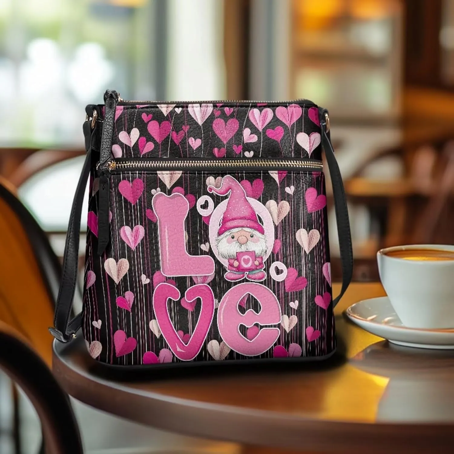HUGS IDEA Crossbody Purse for Women Leather Satchel Bags fCrossbody Shoulder BagTote Handbag