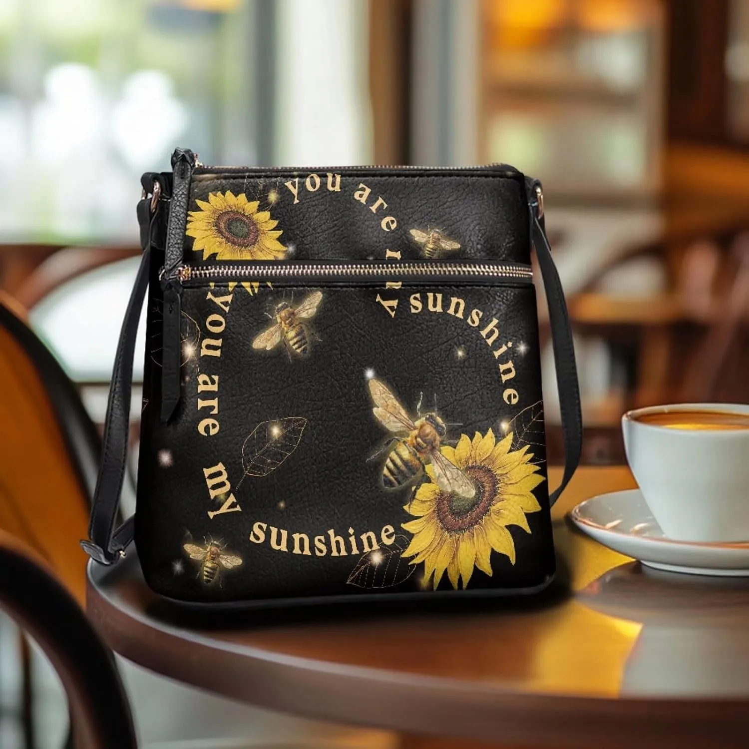 HUGS IDEA Crossbody Purse for Women,Lightweight Crossbody Bag Soft Leather Women's Shoulder Handbags