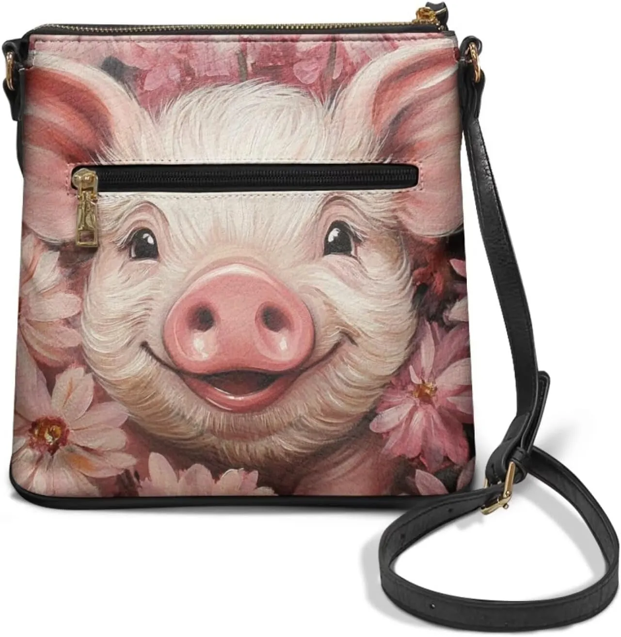 HUGS IDEA Crossbody Shoulder Handbags Crossbody Purse Large Size Sling Bags Leather Tote Hand Bags