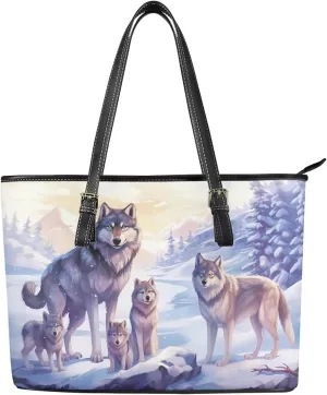HUGS IDEA Leather Shoulder Bag Large Tote Bag for Women Work Saddle Bag Fashion Handbag Purse