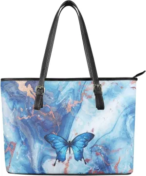 HUGS IDEA Leather Shoulder Bag Large Tote Bag for Women Work Saddle Bag Fashion Handbag Purse