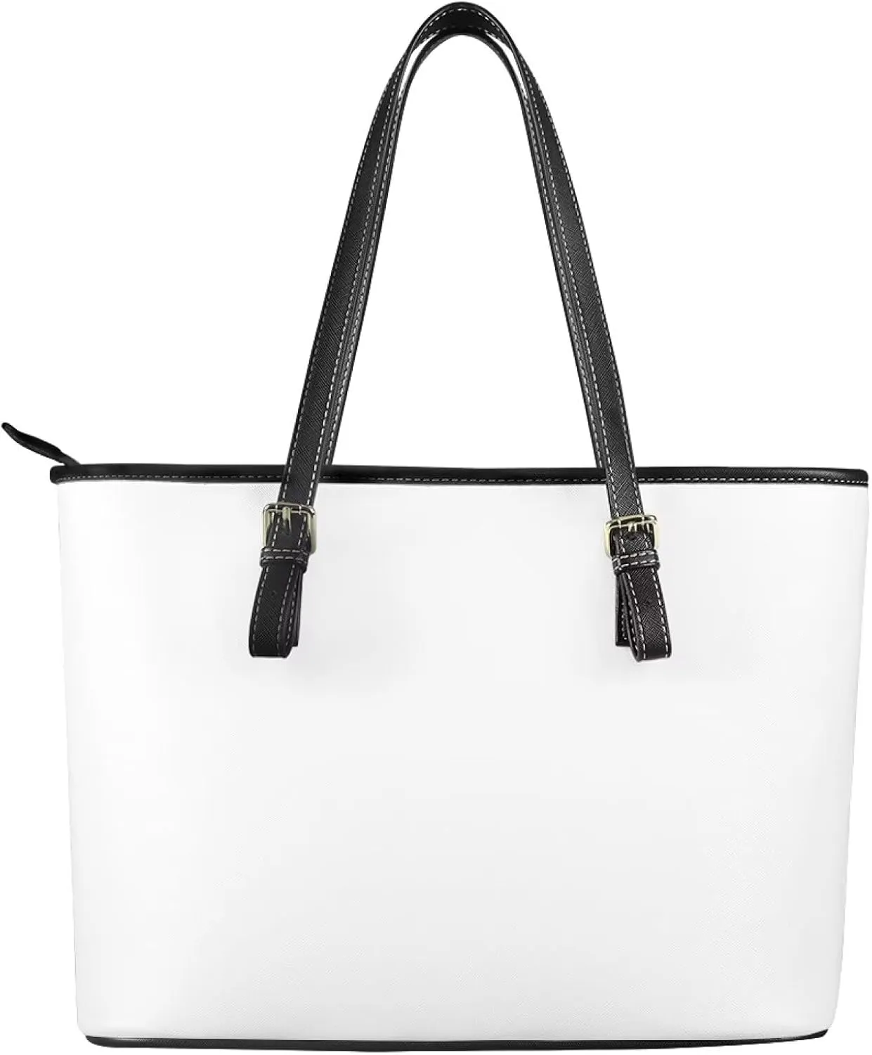 HUGS IDEA Leather Tote Bag for Women Shoulder Purse for Lady Leather Handbag for Travel Work