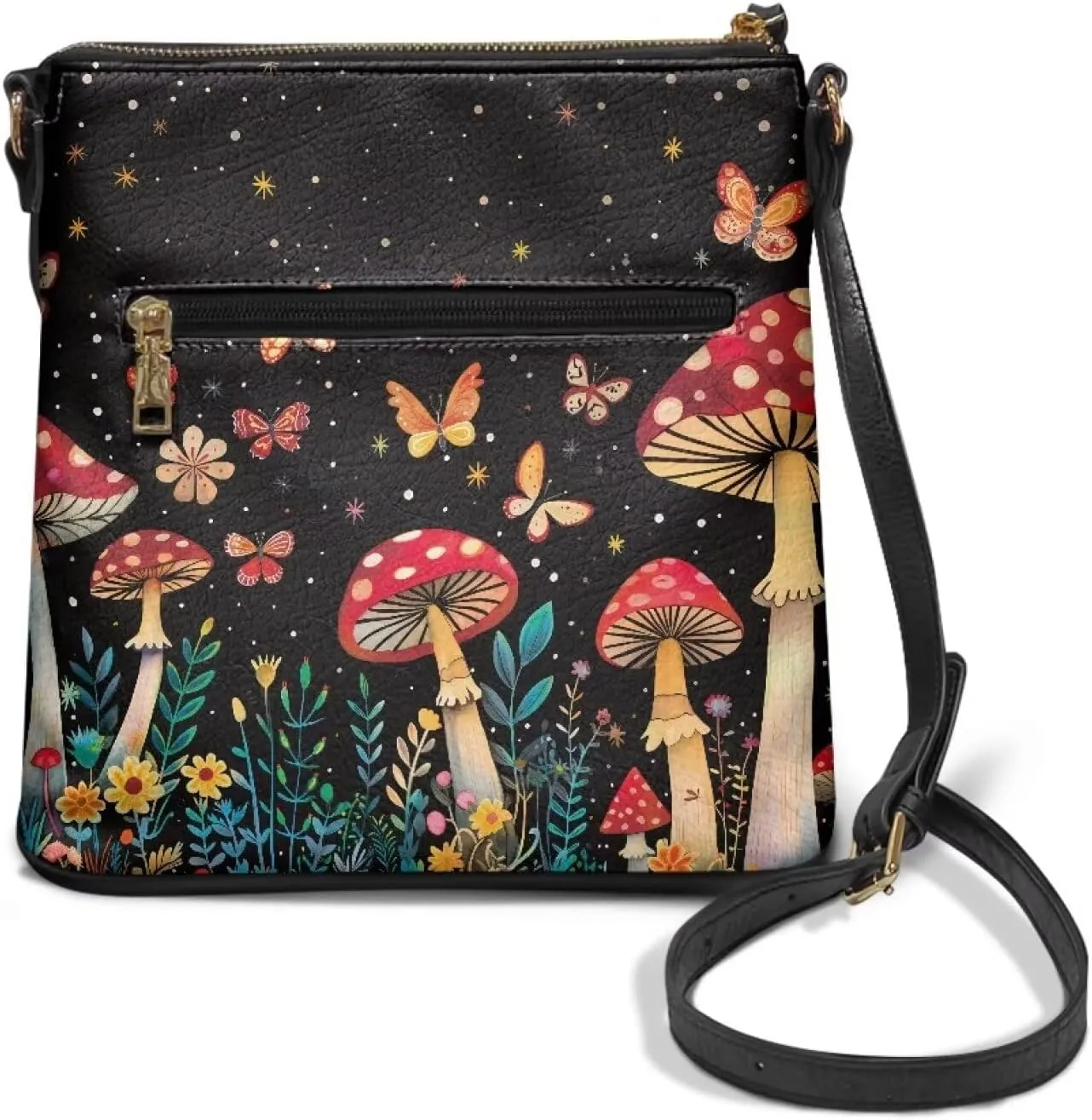 HUGS IDEA Shoulder Handbag Crossbody Purse Large Size Sling Bags Leather Tote Handbags