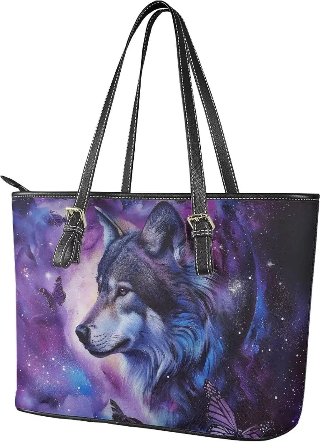 HUGS IDEA Tote Purse for Women Leather Handbag Travel Purses and Handbags Large Shoulder Bag for Work
